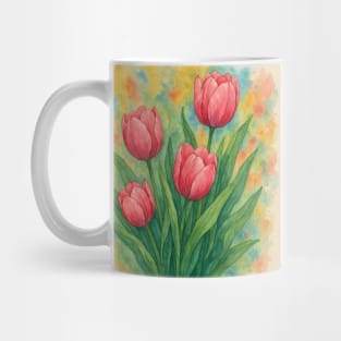 Tulip Watercolor - Floral Mug